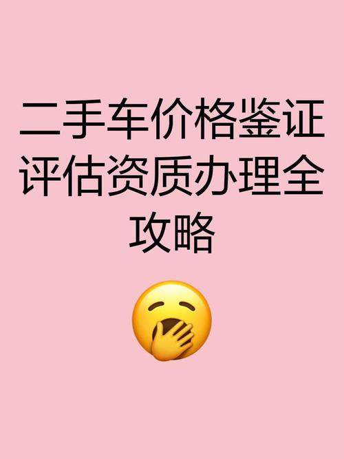 二手车价格鉴证评估资质办理全攻略-有驾